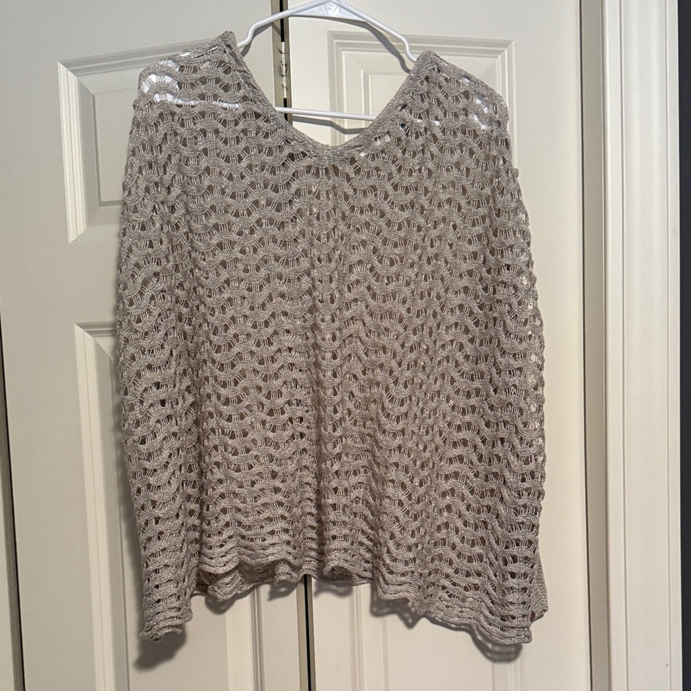 Women's Beige Knit Sweater